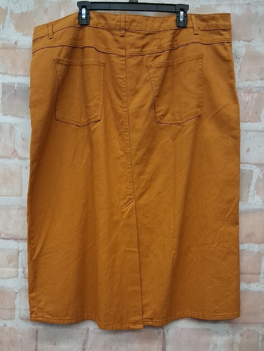 NWT Jessica London Golden Midi Skirt with Pockets - Picture 5 of 9